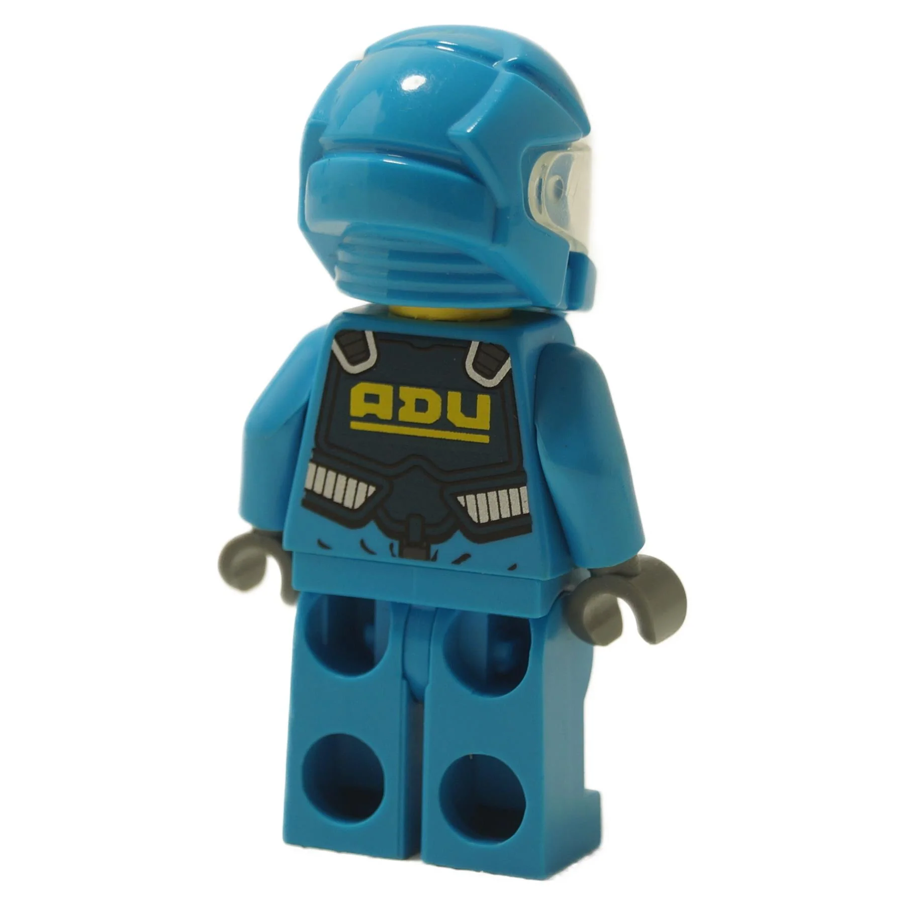 ADU Soldier Minifigure ac005 Dark Bluish Gray Hips - Image 2