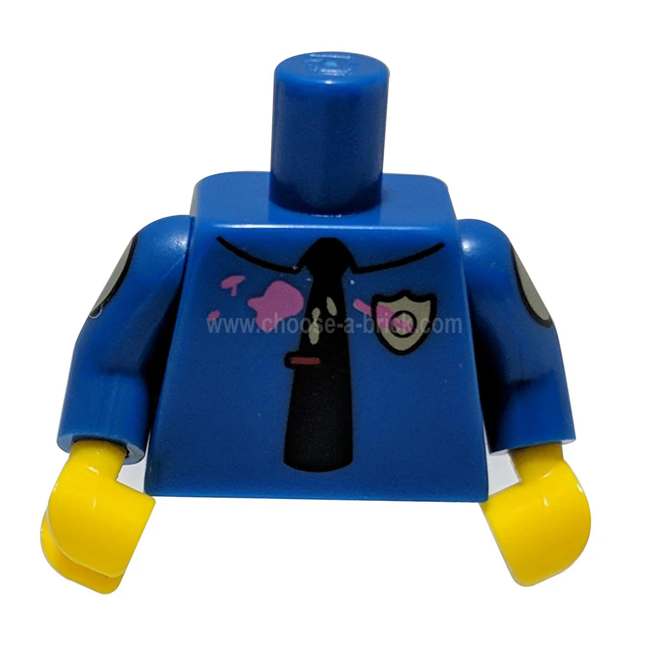 Blue Police Torso with Badge 973pb1990c01