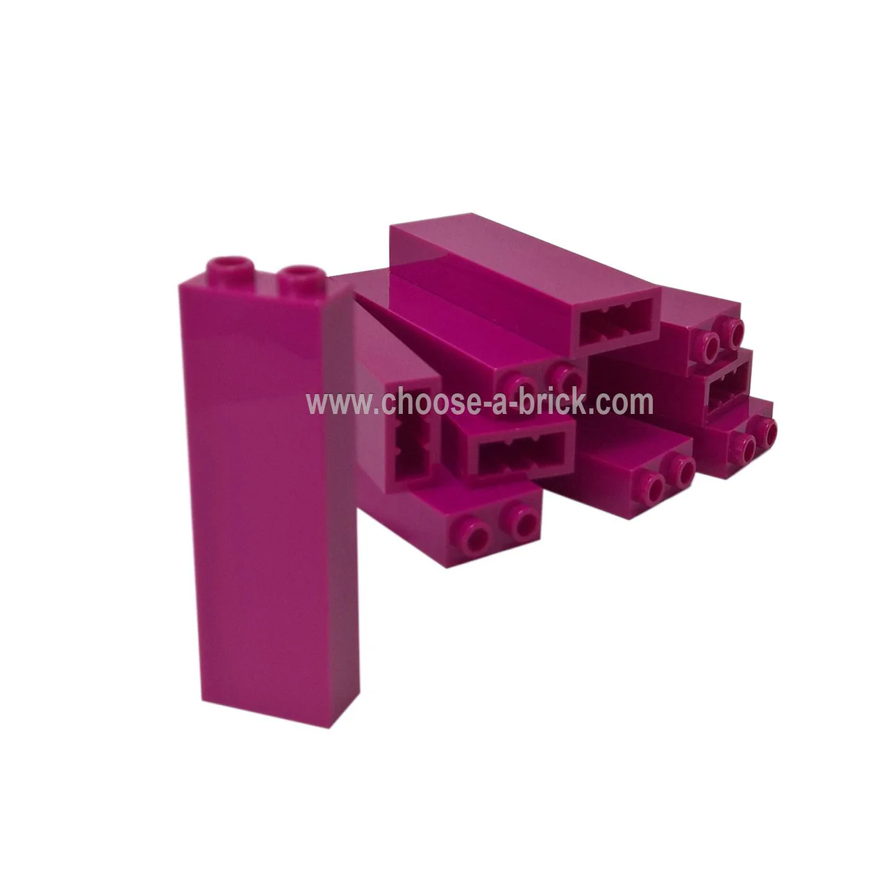 Brick 1 x 2 x 5 - Blocked Open Studs or Hollow Studs - Image 16