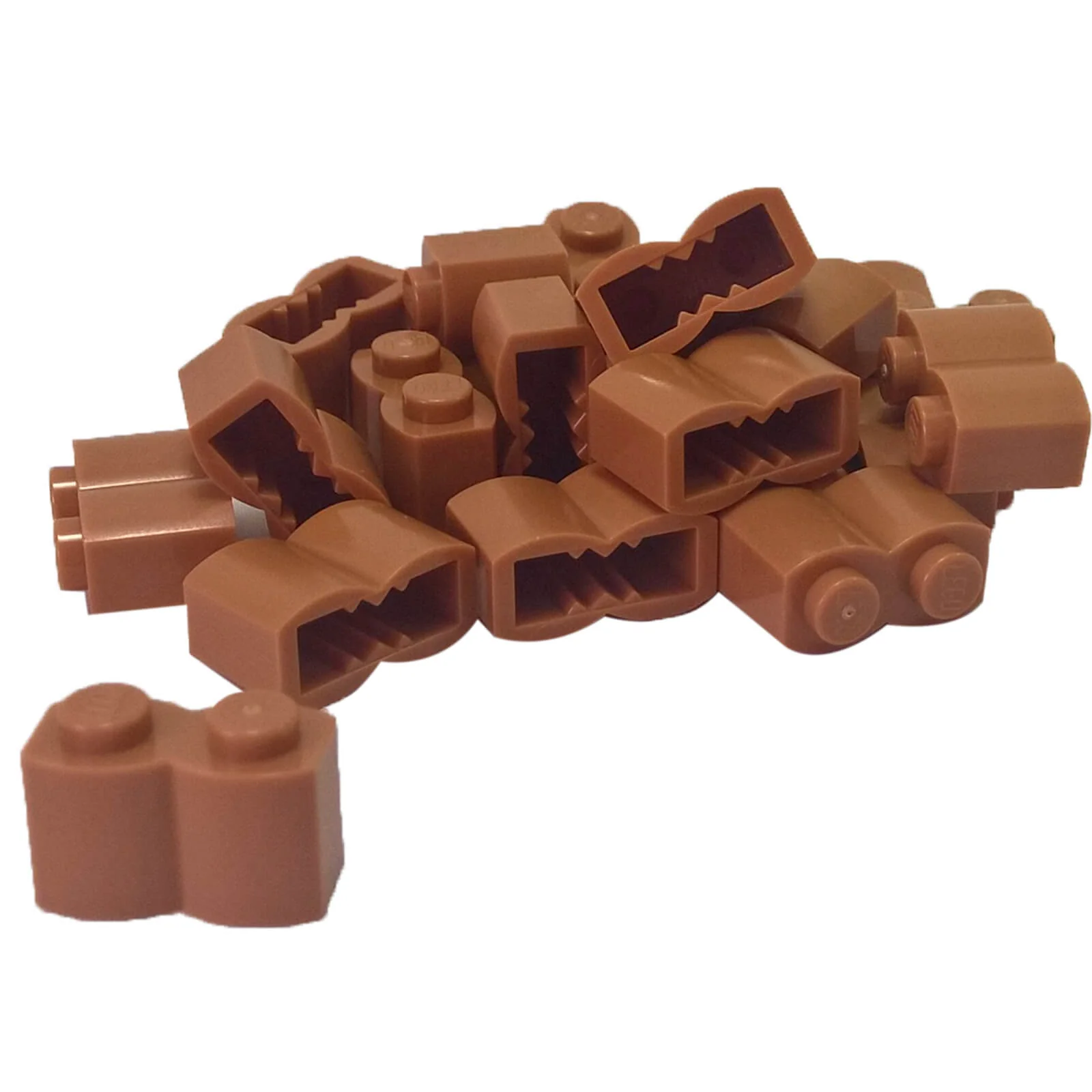 Log Brick 1x2 Modified 30136 Wood Profile - Image 5