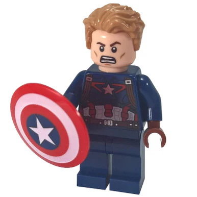 Captain America - Detailed Suit, Dark Brown Eyebrows - Image 2