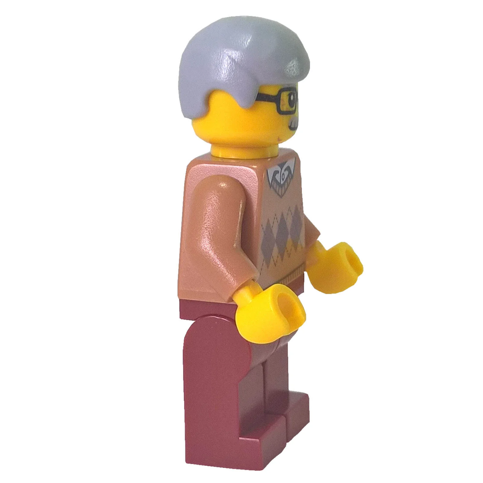 Man Argyle Sweater Minifigure cty0786 - Image 3