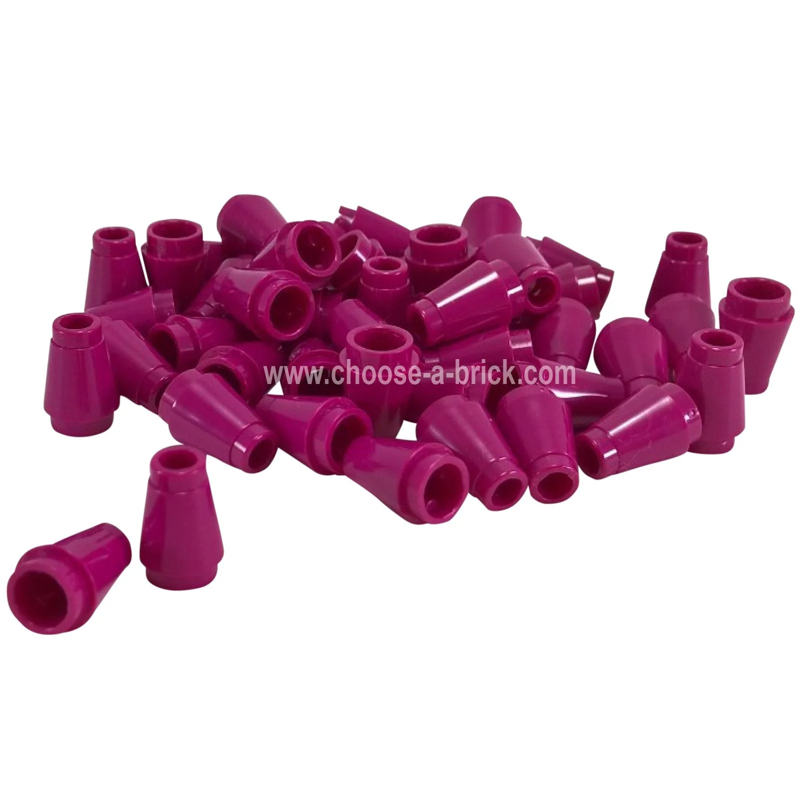 Cone 1x1 with Top Groove - 4589b - Image 44