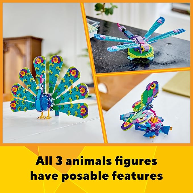 Creator 3-in-1 Exotic Peacock 31157 - Image 5