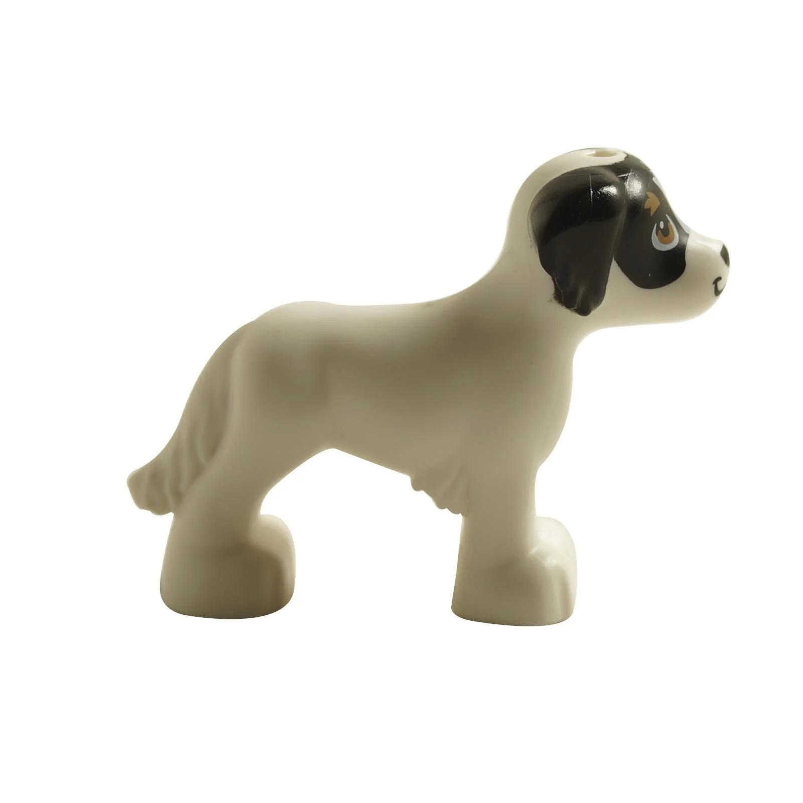 Dog Figure Shaggy White Black 3168pb02 - Image 2