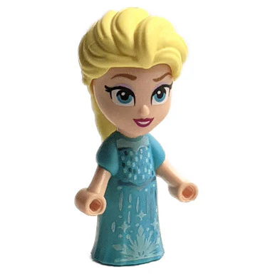 Elsa - Micro Doll, Medium Azure Dress - Image 2