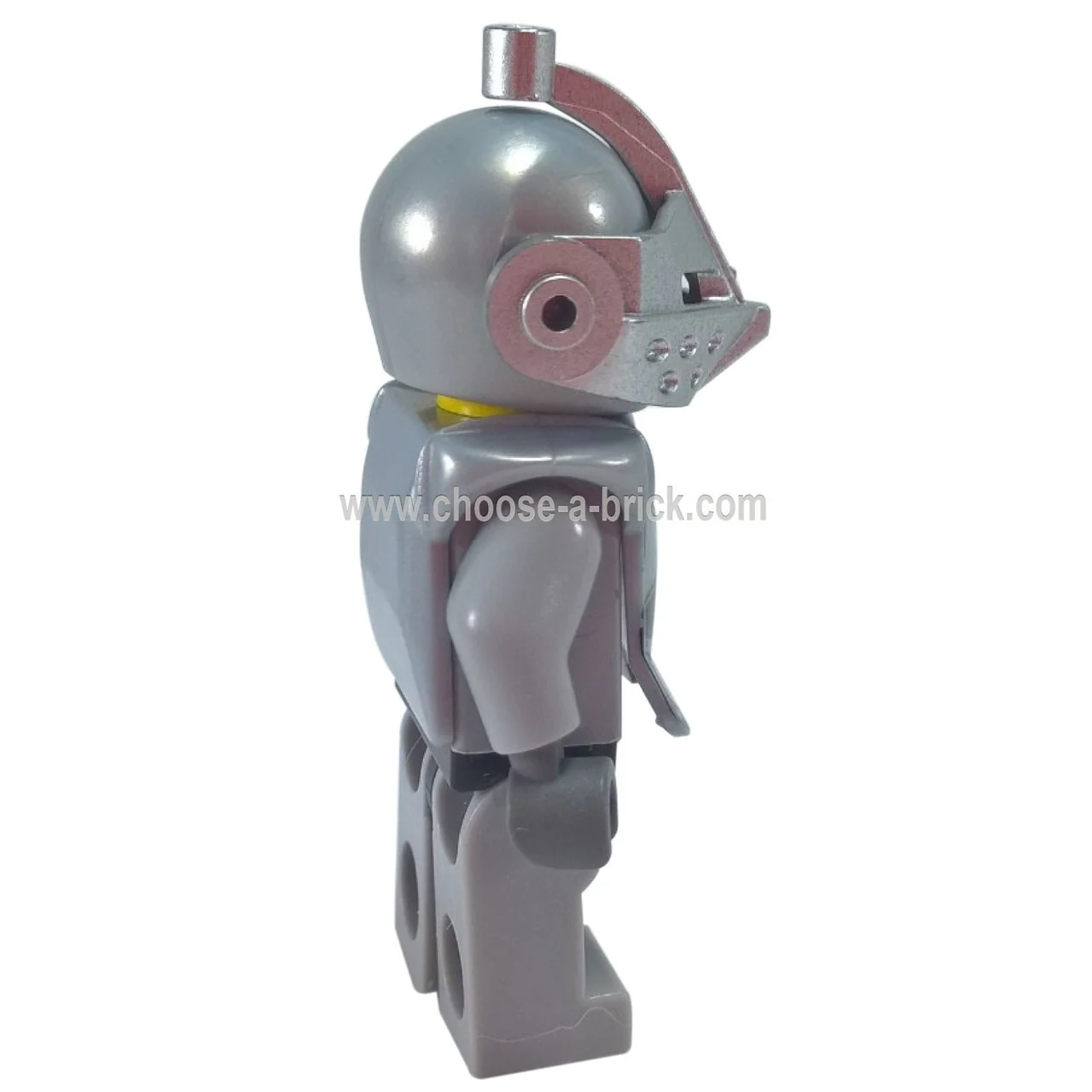 Fantasy Era - Crown Knight Plain with Breastplate, Helmet with Visor, Vertical Cheek Lines - Image 3