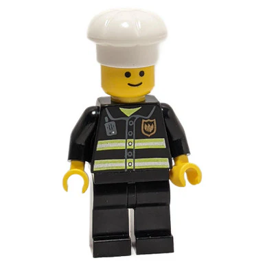 Firefighter with Chef Toque - Image 2