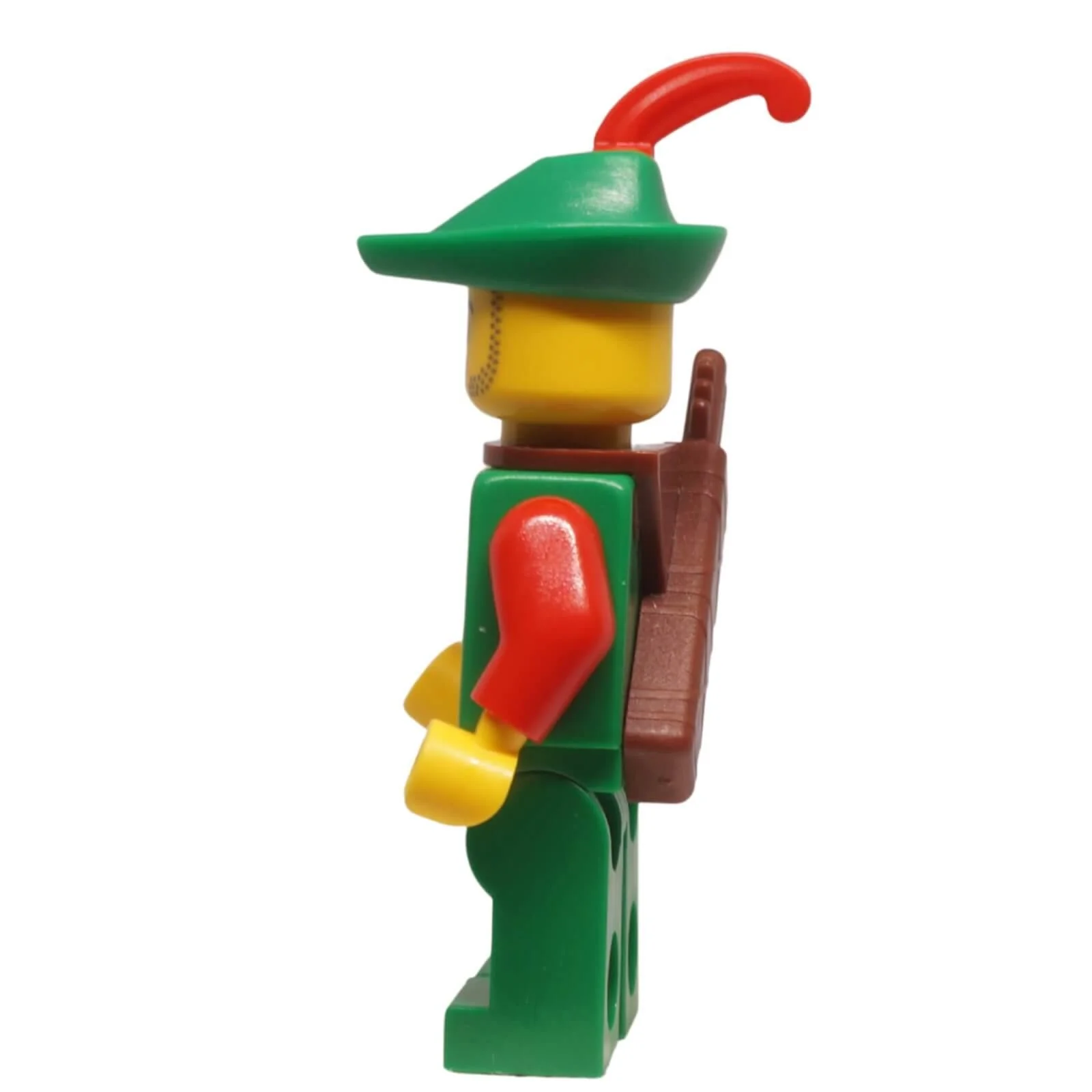 Forest Stronghold Forestman - Red, Green Hat, Red Feather, Quiver, Stubble - Image 3