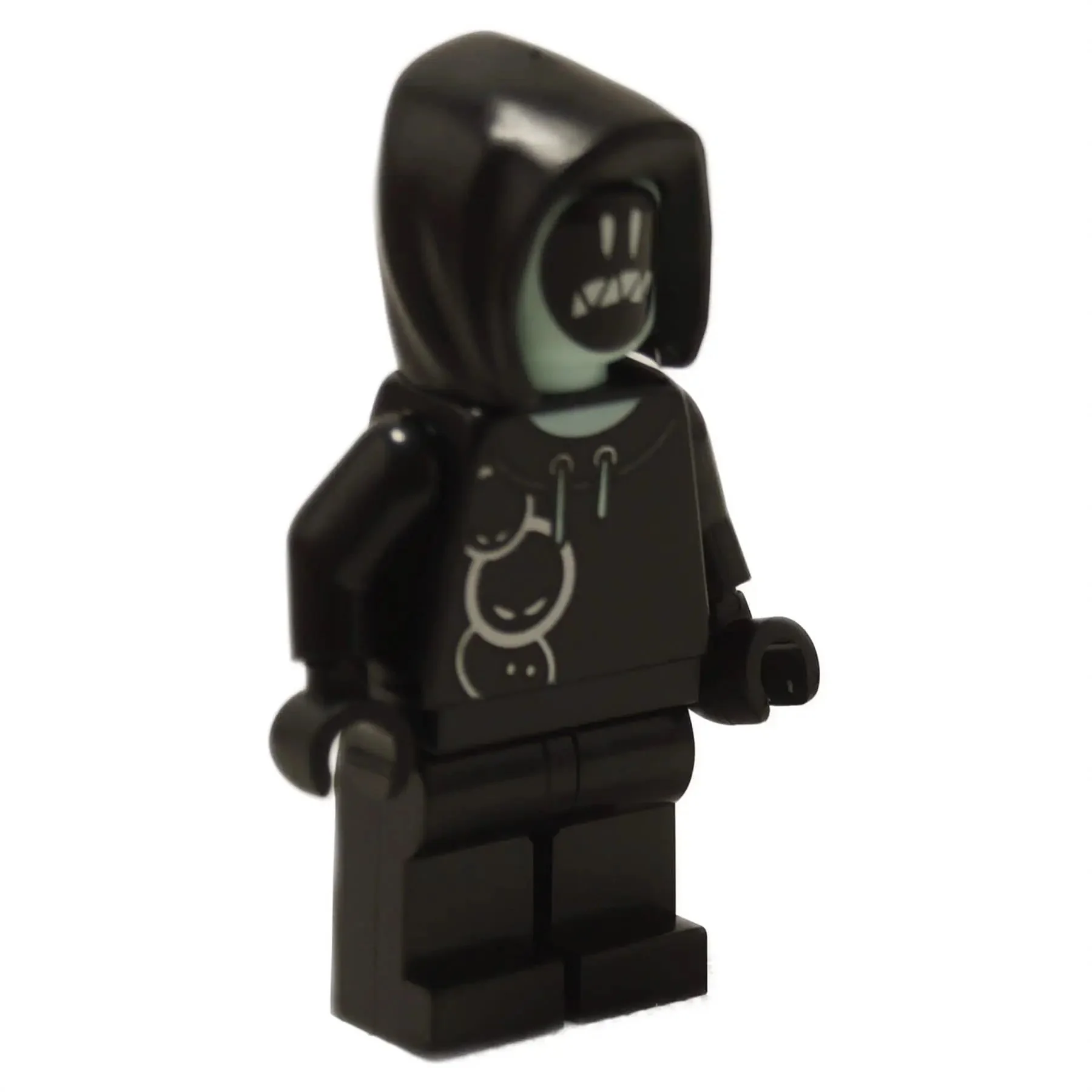 Grimey Minifigure – Ink Ghost from Set 77076 - Image 3
