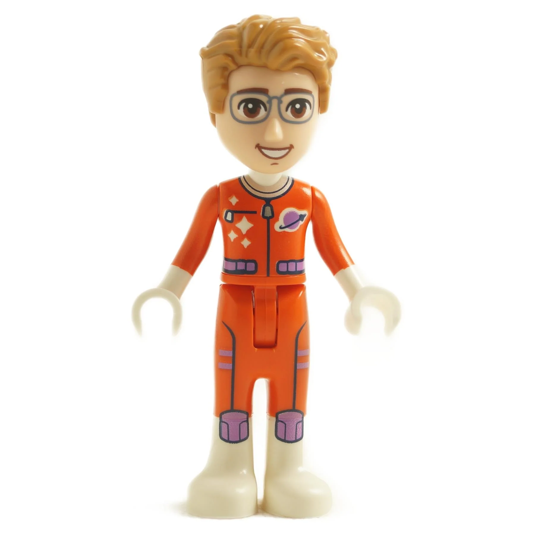 Friends Julian (Adult) - Astronaut, Reddish Orange Spacesuit