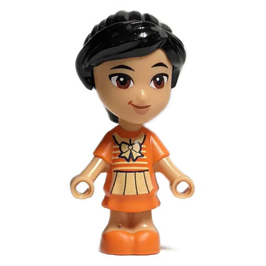 Friends Victoria - Micro Doll, Orange Dress - Image 3