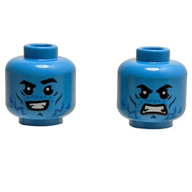 Head Dual Sided with Angry and Grinning Faces - Image 2