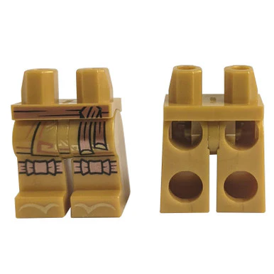 Hips and Legs with Copper Sash and Knee Wrappings Pattern - Image 2
