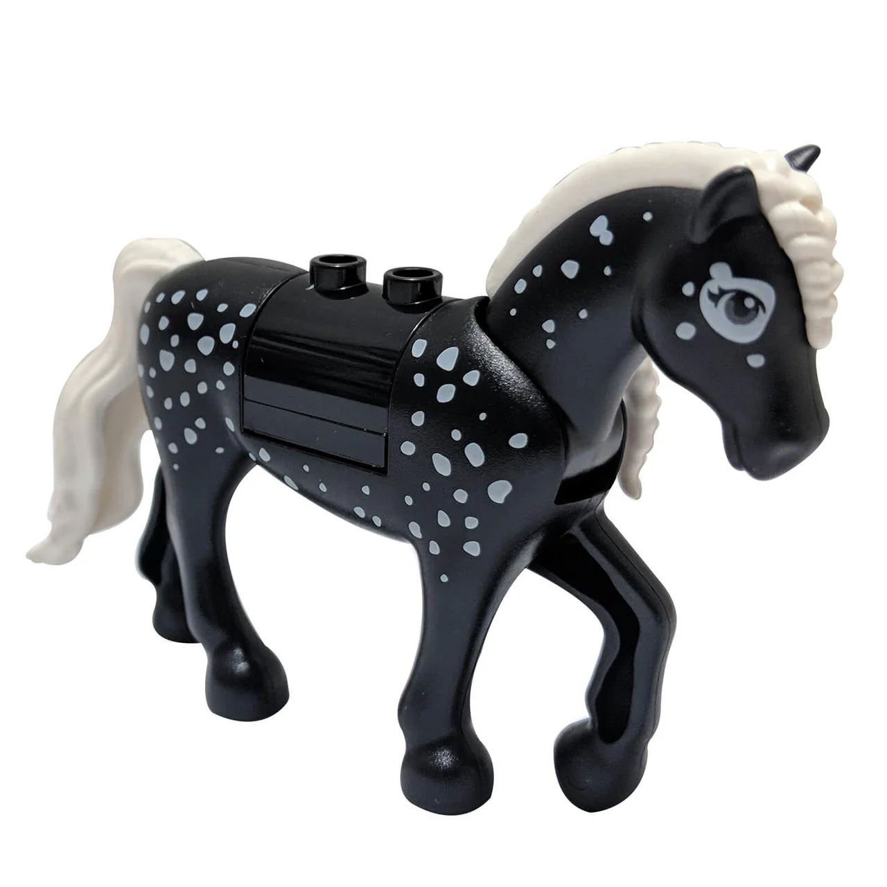 Horse – Movable Neck, Braided Mane & White Tail (bb1279c02pb01) - Image 2