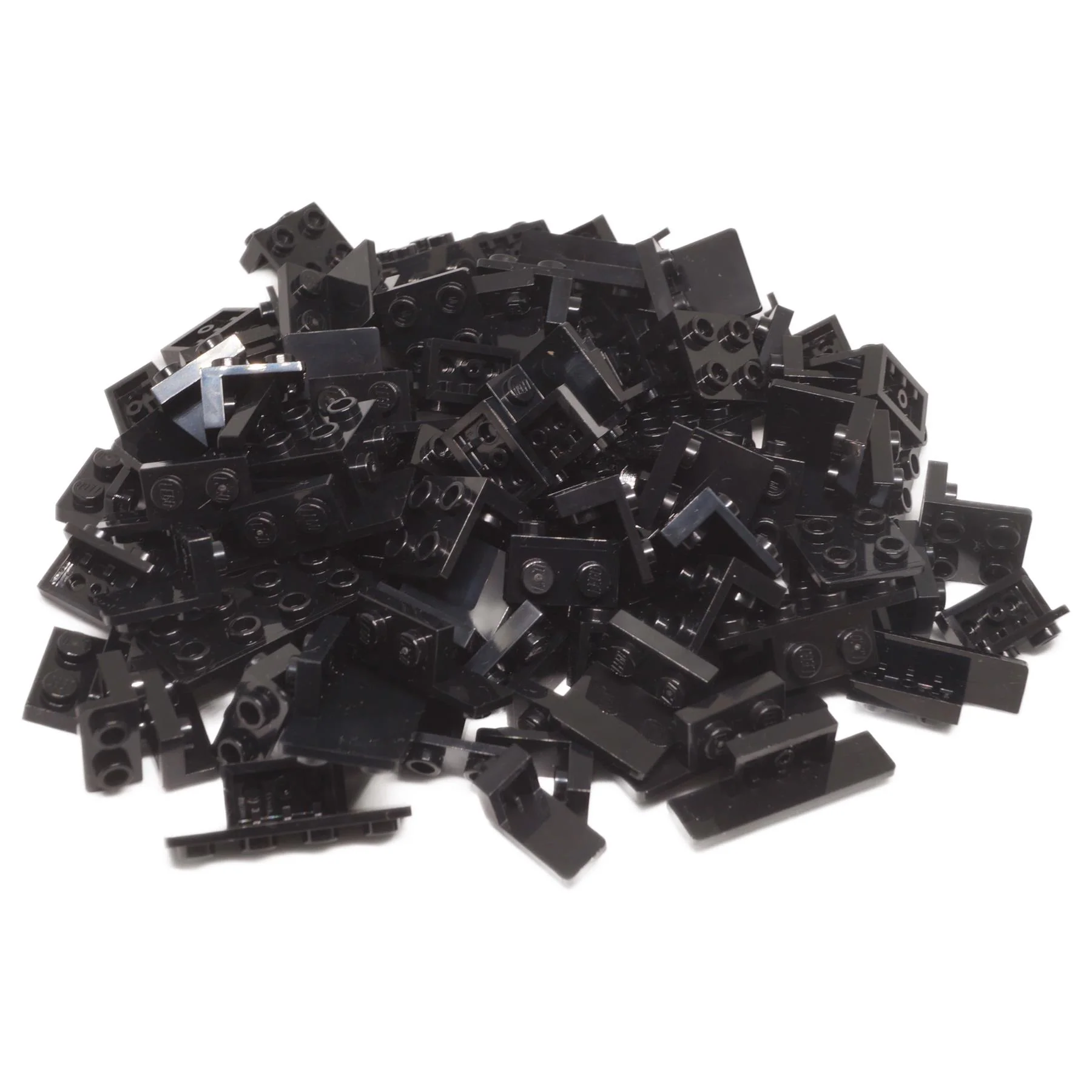 Lot of 100 LEGO® Brackets – Mixed Types (Inverted & Standard)