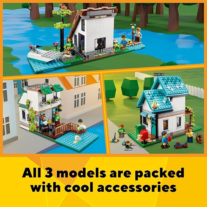 LEGO Creator 3-in-1 Cozy House Set 31139 - Image 4