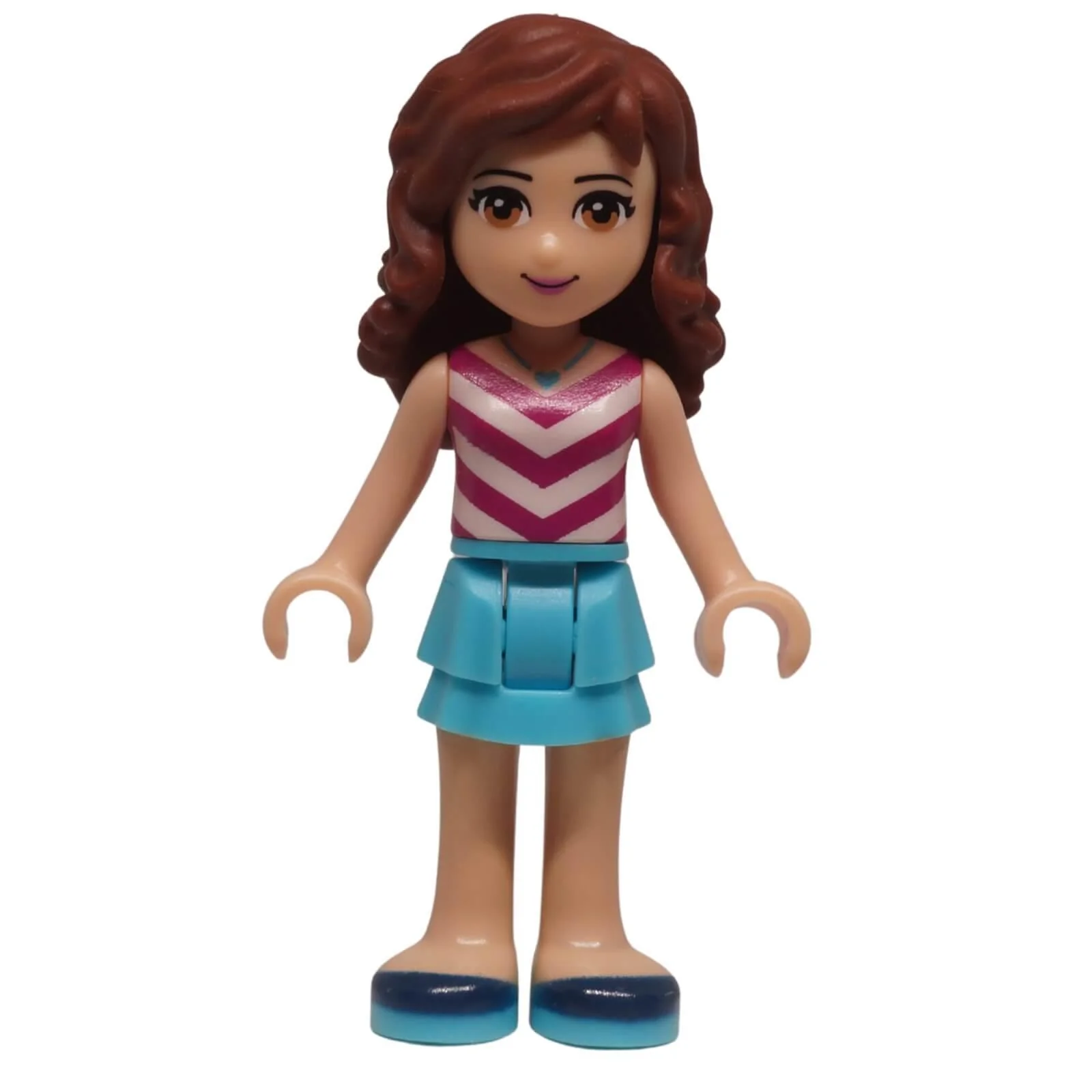 LEGO Friends Olivia Mini-Doll frnd0179 Striped Top Skirt