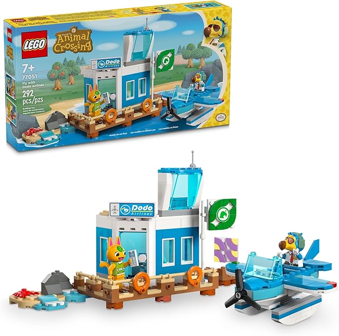 LEGO® Animal Crossing Fly with Dodo Airlines Airport Playset (77051)