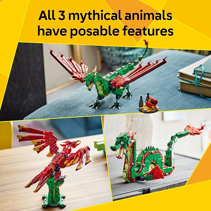 LEGO® Creator 3-in-1 Medieval Dragon (31161) - Image 4