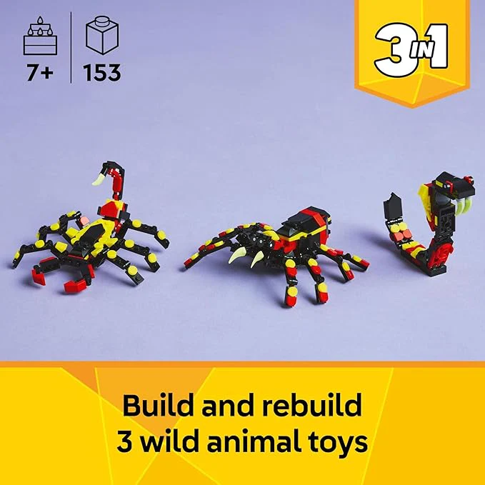 LEGO® Creator 3-in-1 Wild Animals: Surprising Spider (31159) - Image 2
