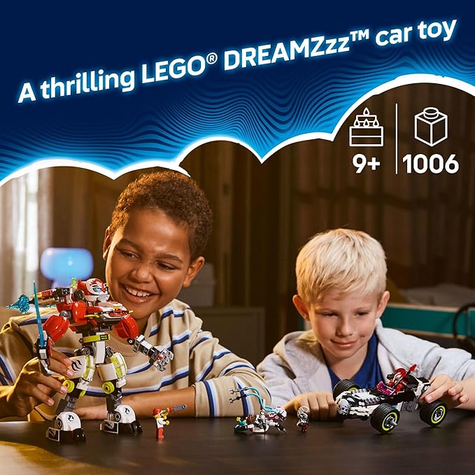 LEGO® DREAMZzz™ Cooper’s Tiger Mech & Zero’s Hot Rod Car (71497) - Image 2