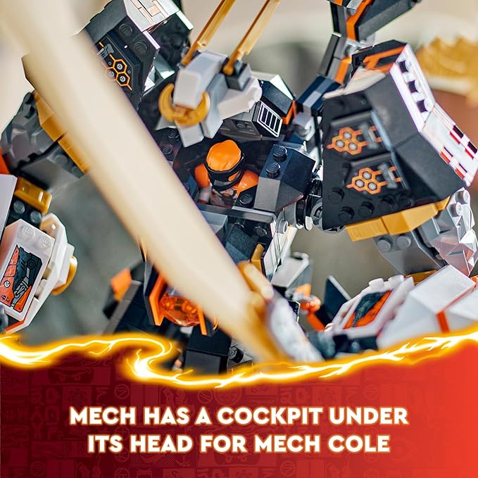LEGO® NINJAGO Cole’s Titan Dragon Mech 71821 Set - Image 5