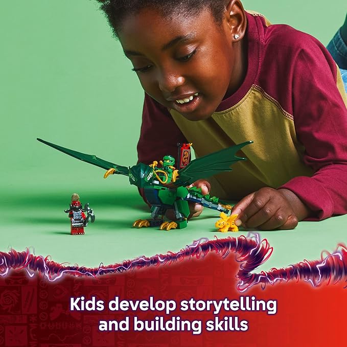 LEGO® NINJAGO Lloyd’s Green Forest Dragon 71829 Set - Image 5