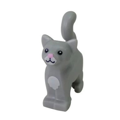 Standing Cat Light Bluish Gray 13786pb01 - Image 3