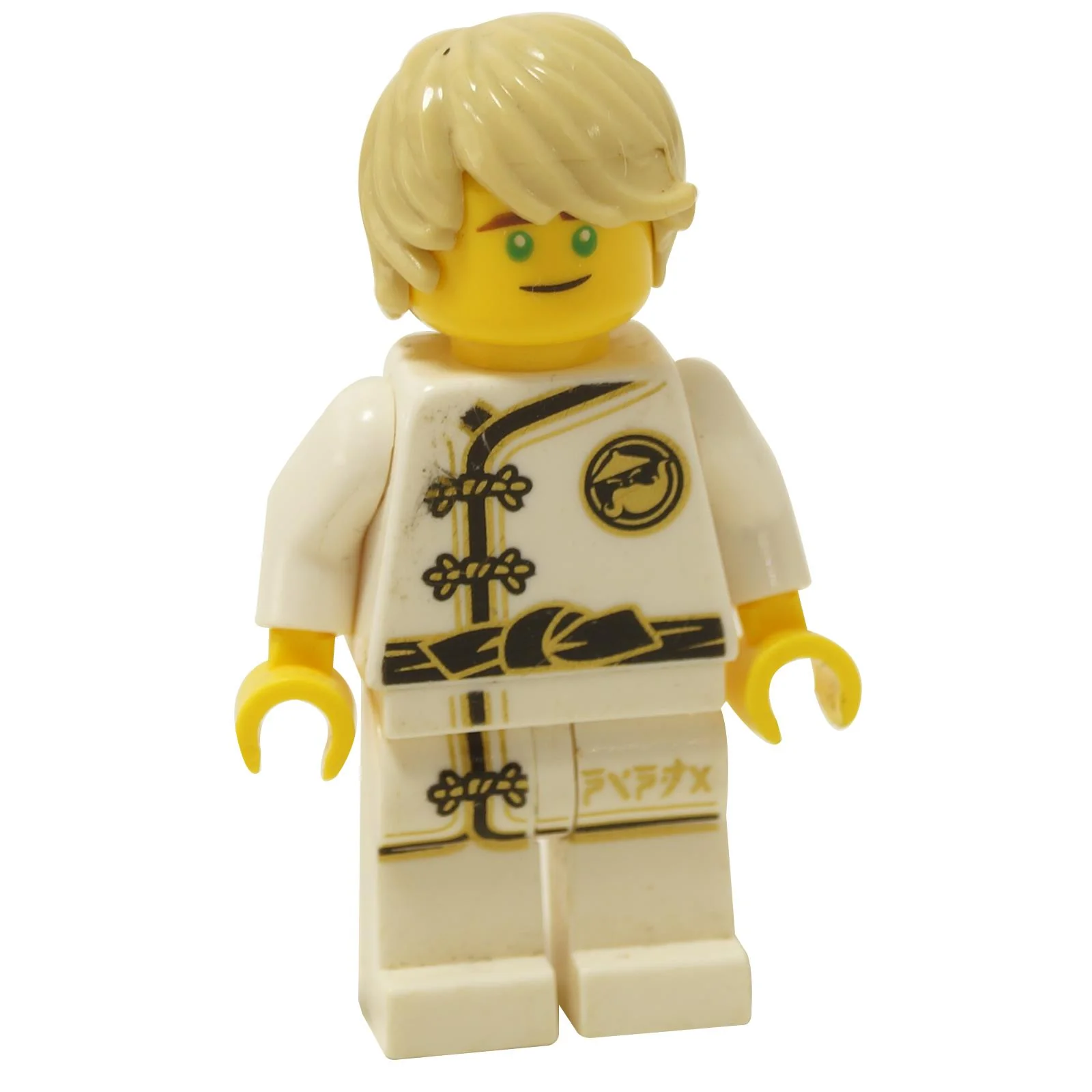 Lloyd - White Wu-Cru Training Gi, Tousled Hair