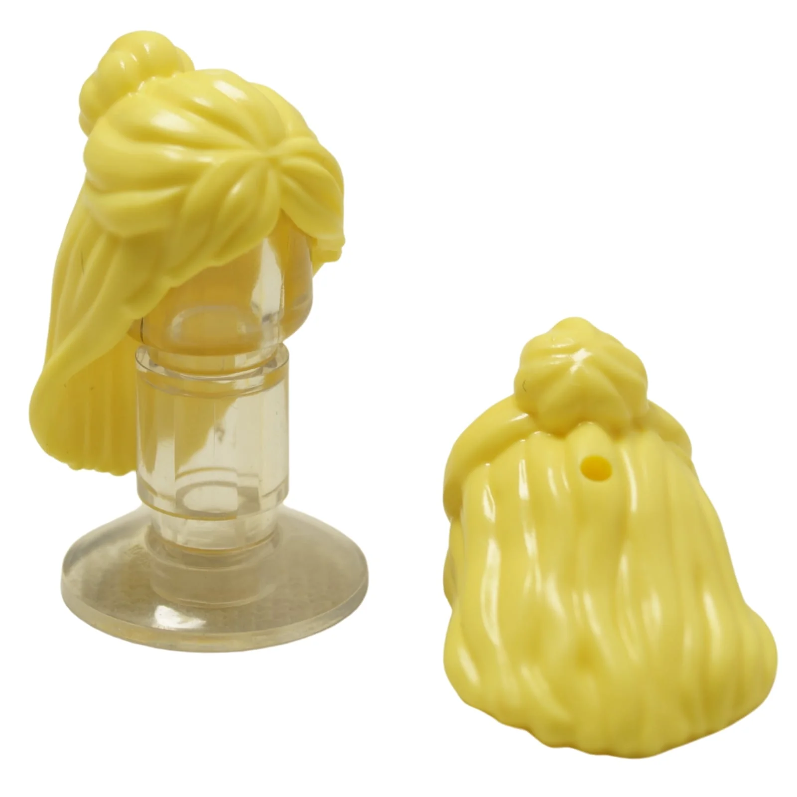 Mini Doll Hair – Long Bun with Accessory Hole (2633) - Image 3