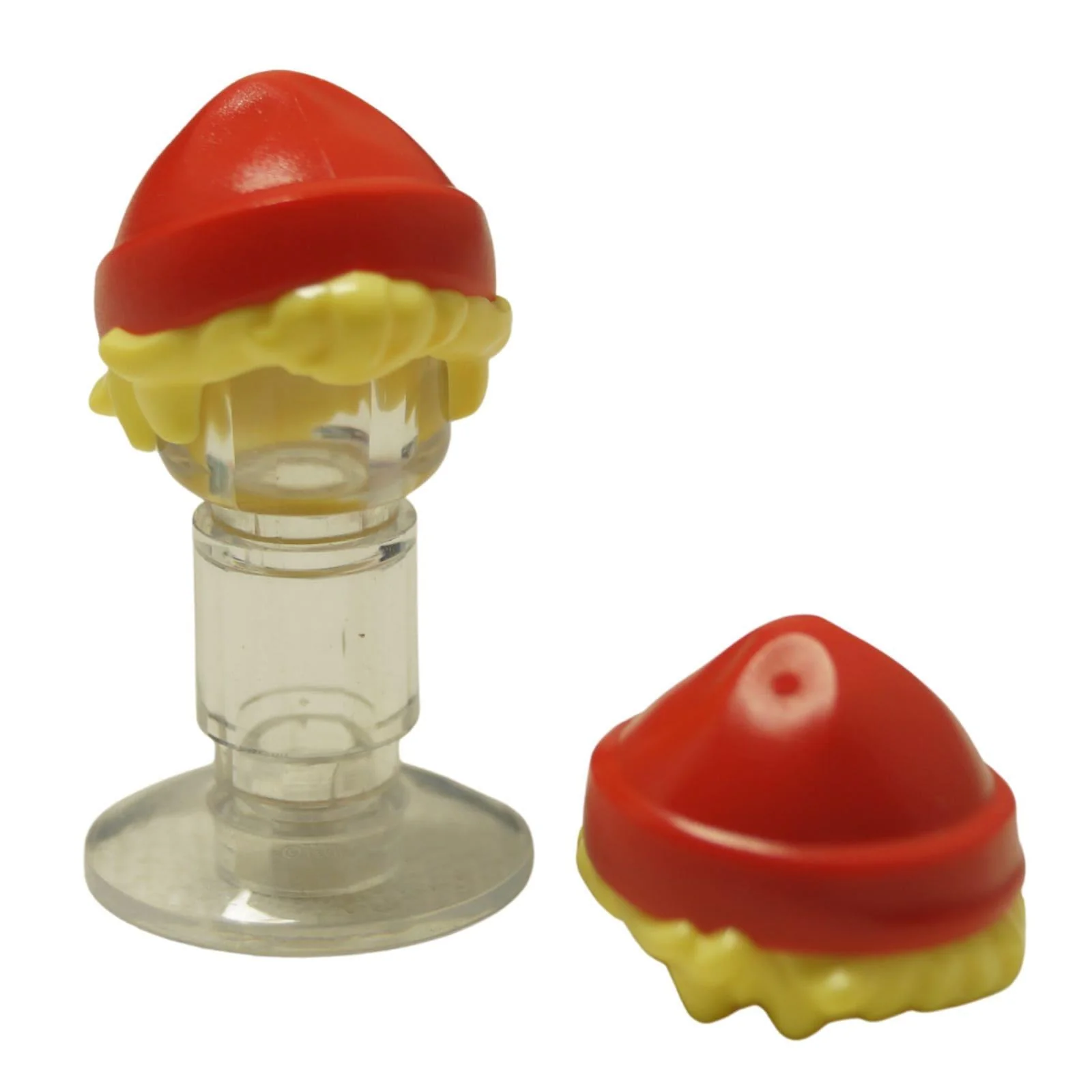 Mini Doll Hair with Red Beanie 5492pb02