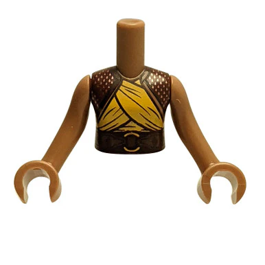 Mini Doll Torso - Exotic Shrug and Belt Design - Image 3