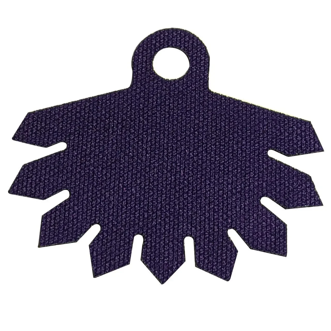 Minifigure Cape Cloth, 9 Triangular Points with Black and Dark Purple Sides