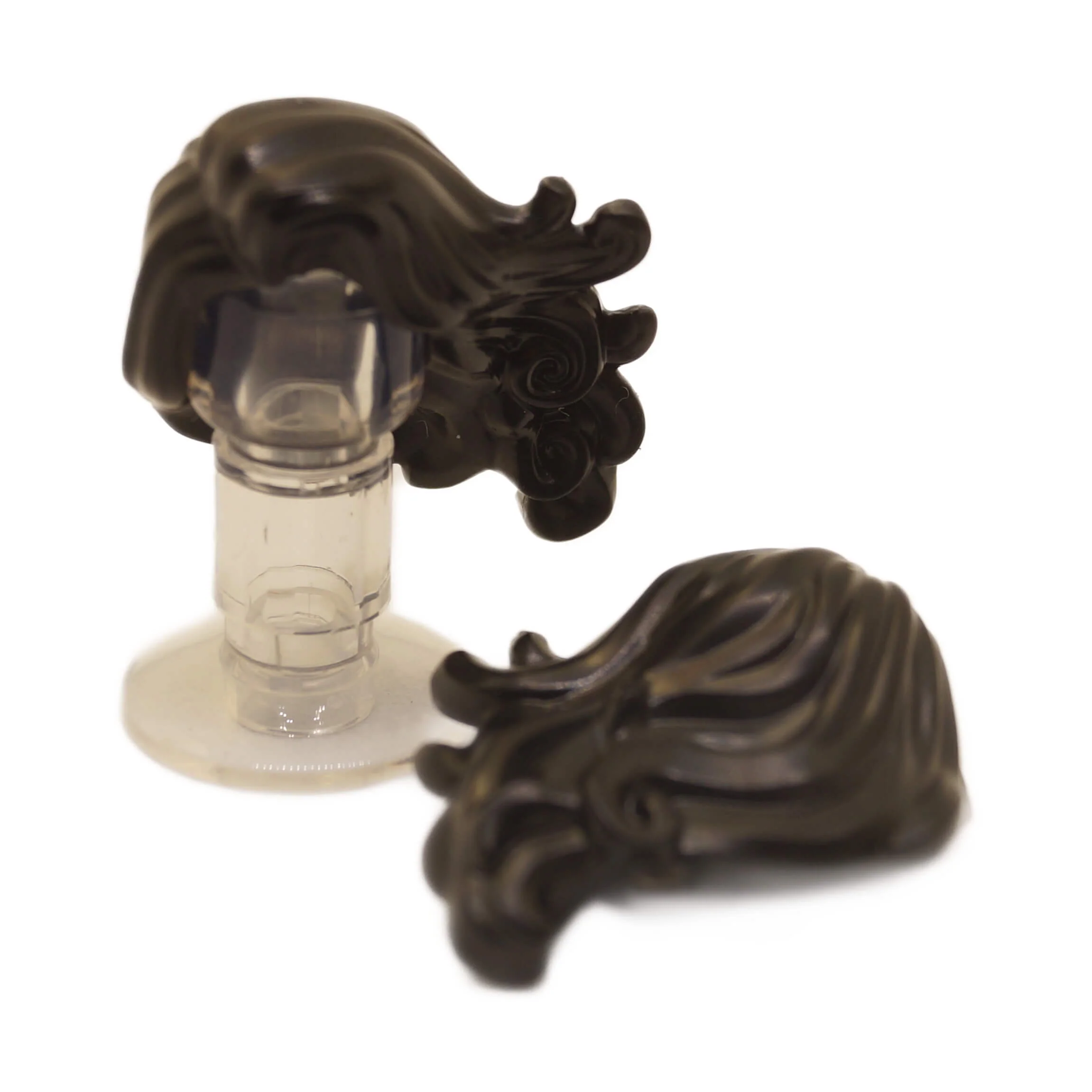 Minifigure Hair Long Wavy Swept to Left - Image 2