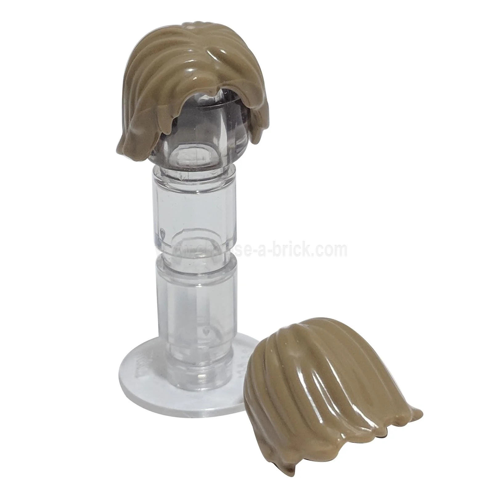 Minifigure Hair Mid-Length Tousled with Center Part - Image 11