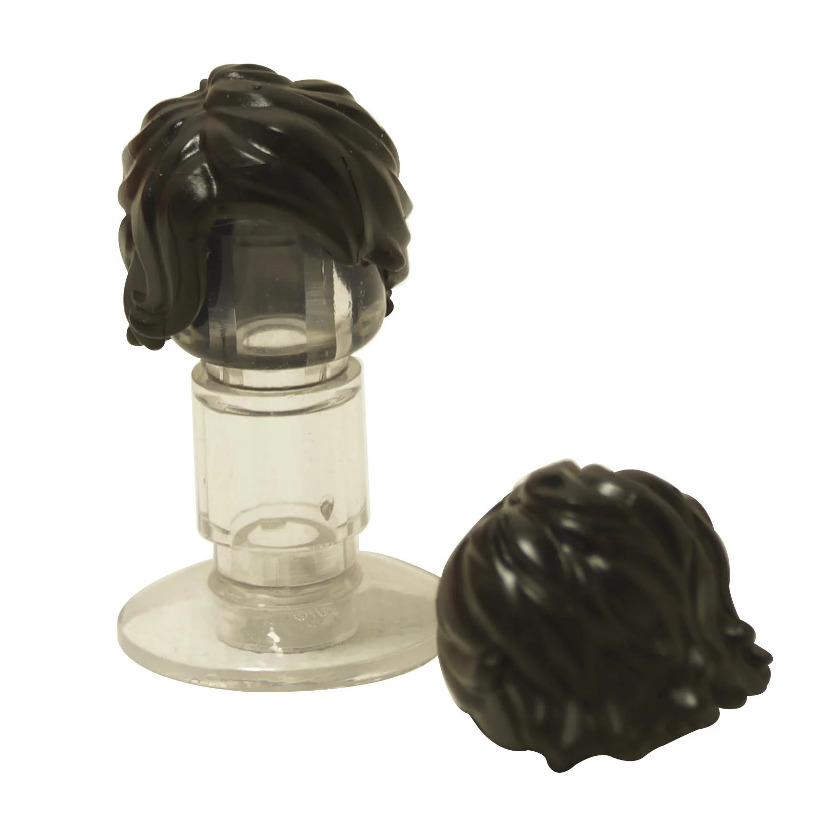 Minifigure, Hair Mid-Length Tousled with Side Part
