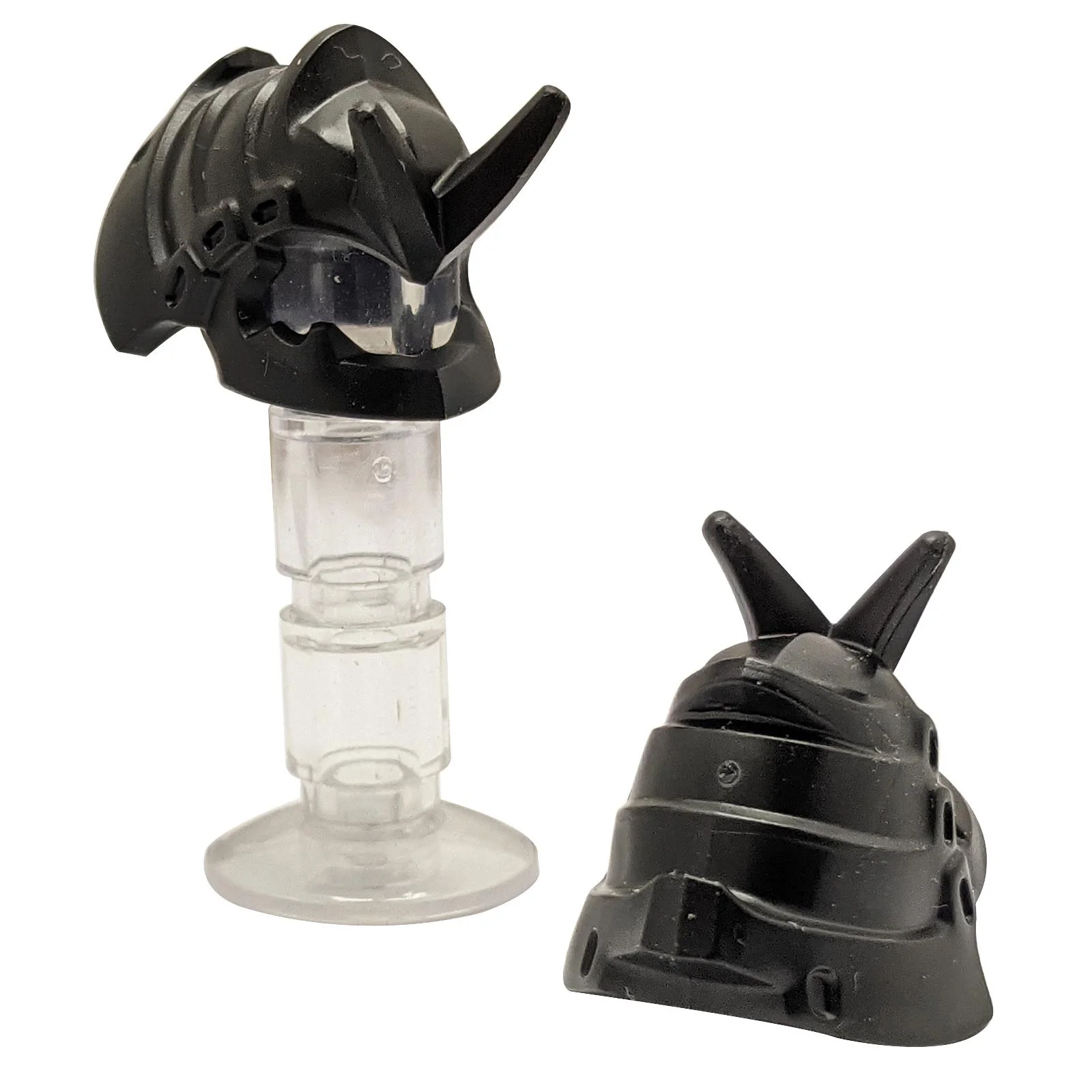 Minifigure, Headgear Helmet Ninja / Samurai, Tipped Forward with Dragon Horns and Jaw - Image 3