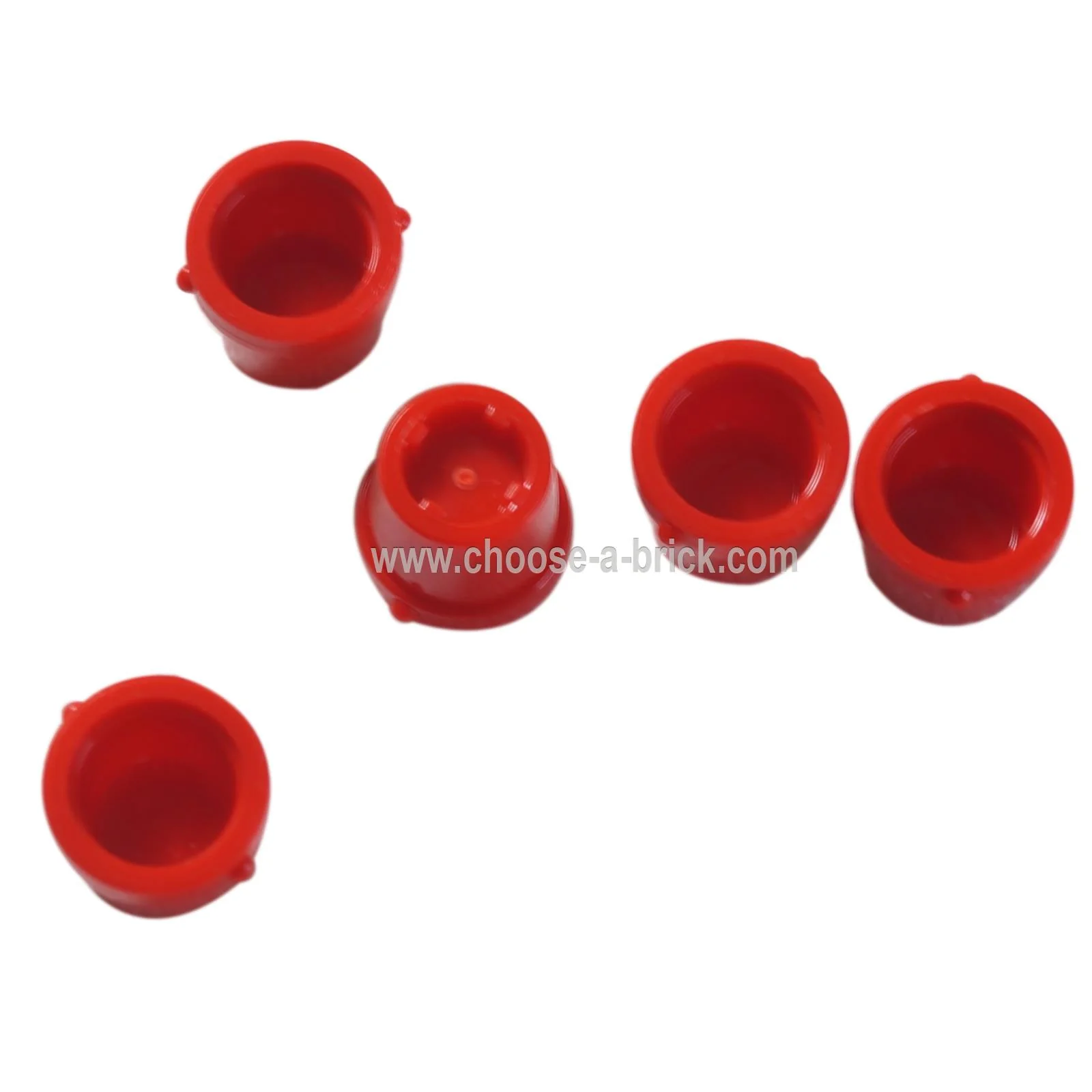 Minifigure, Utensil Bucket 1 x 1 x 1 Tapered with Handle Holders - Image 4