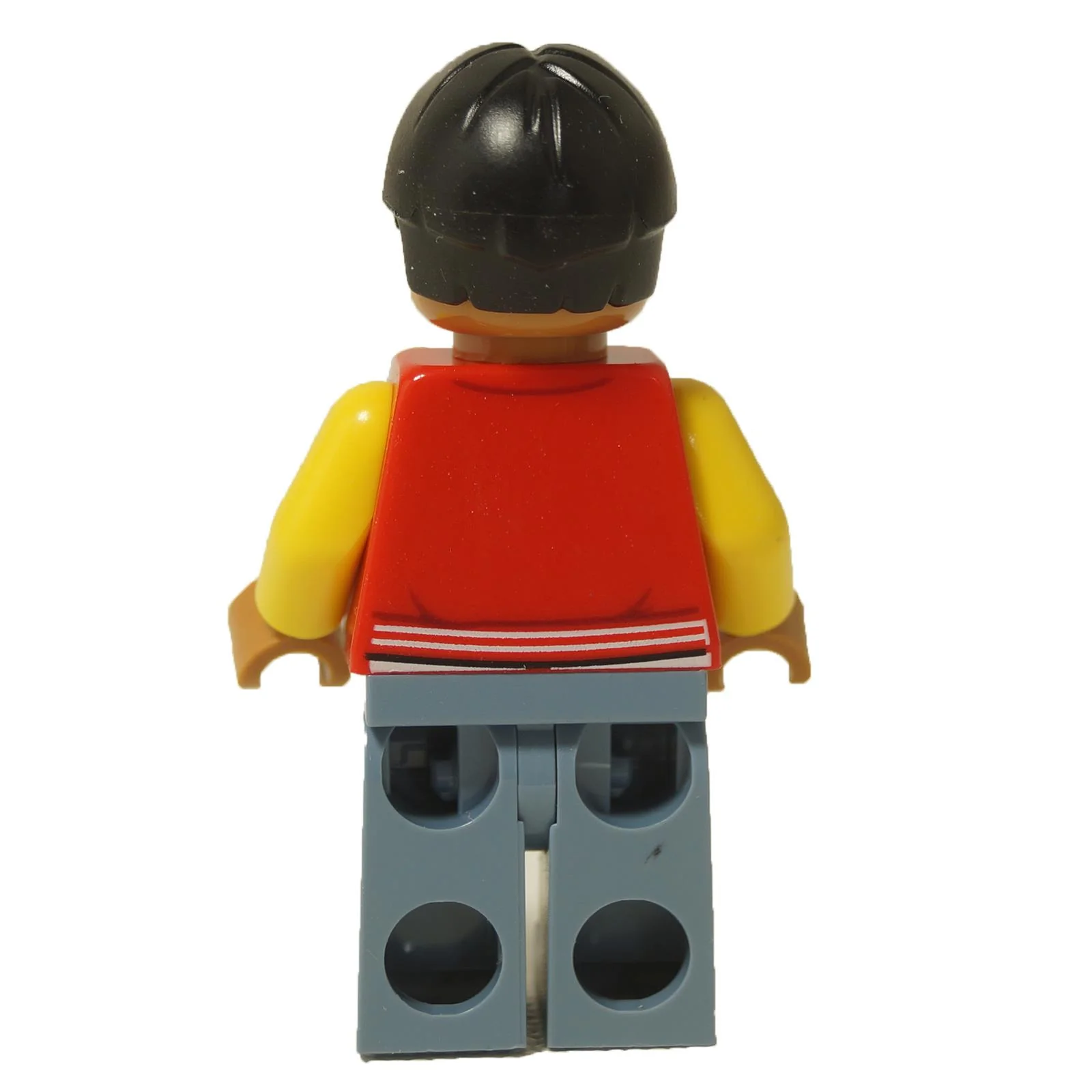 Ned Leeds Minifigure: Red & Yellow Jacket - Image 3