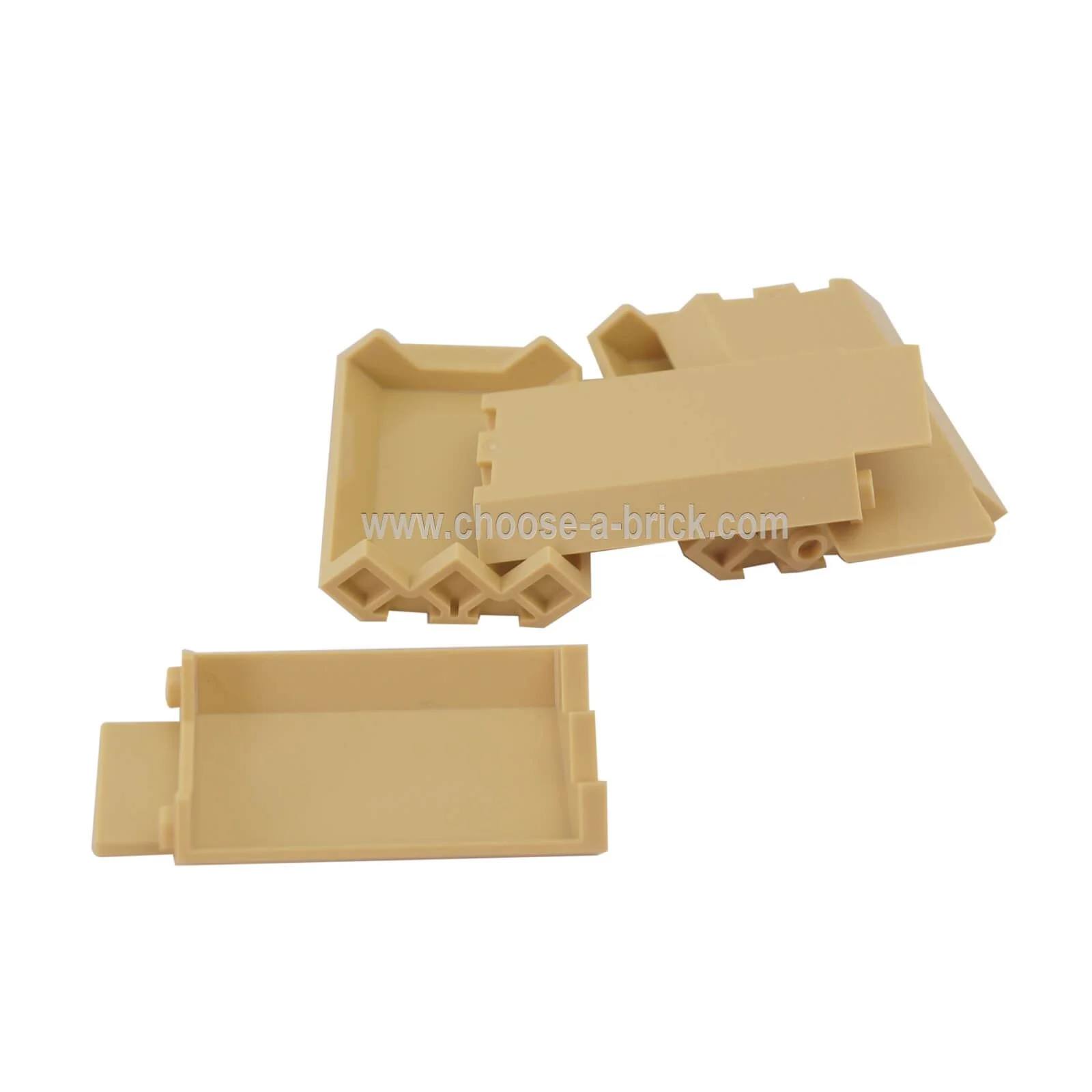 Panel 3 x 3 x 6 Corner Wall without Bottom Indentations - Image 5