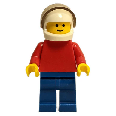 Plain Red Torso and White Helmet - Image 2