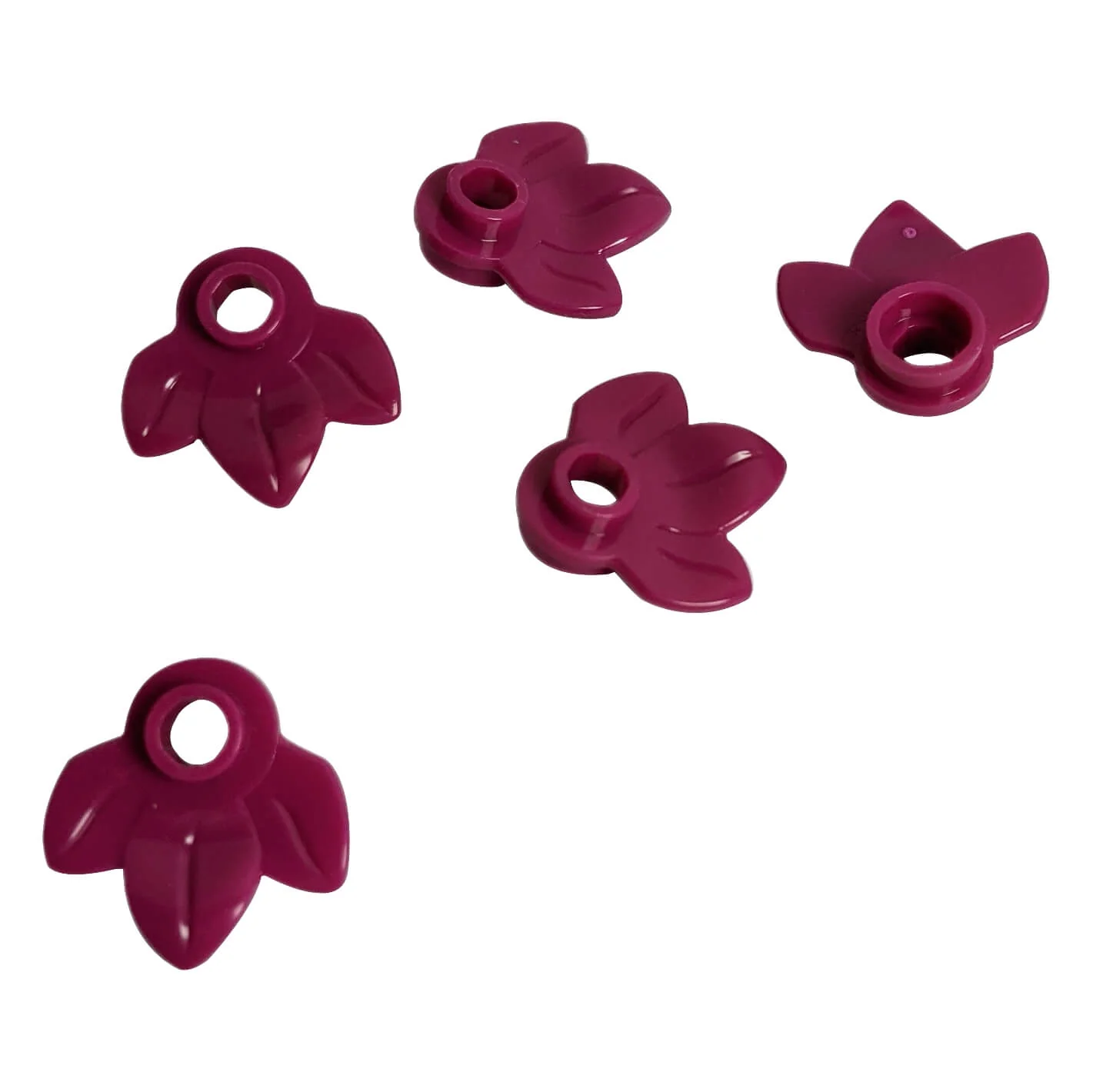 LEGO® Plant Plate Round 1 x 1 with 3 Leaves 32607 - Image 11