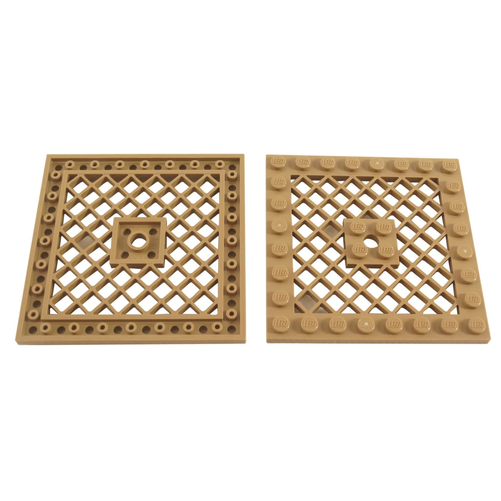 Plate 8 x 8 with Grille and Center Hole (4151b) - Image 3