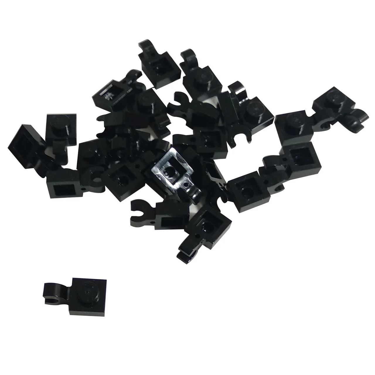 Plate, Modified 1 x 1 with Open O Clip (Horizontal Grip) - Image 5