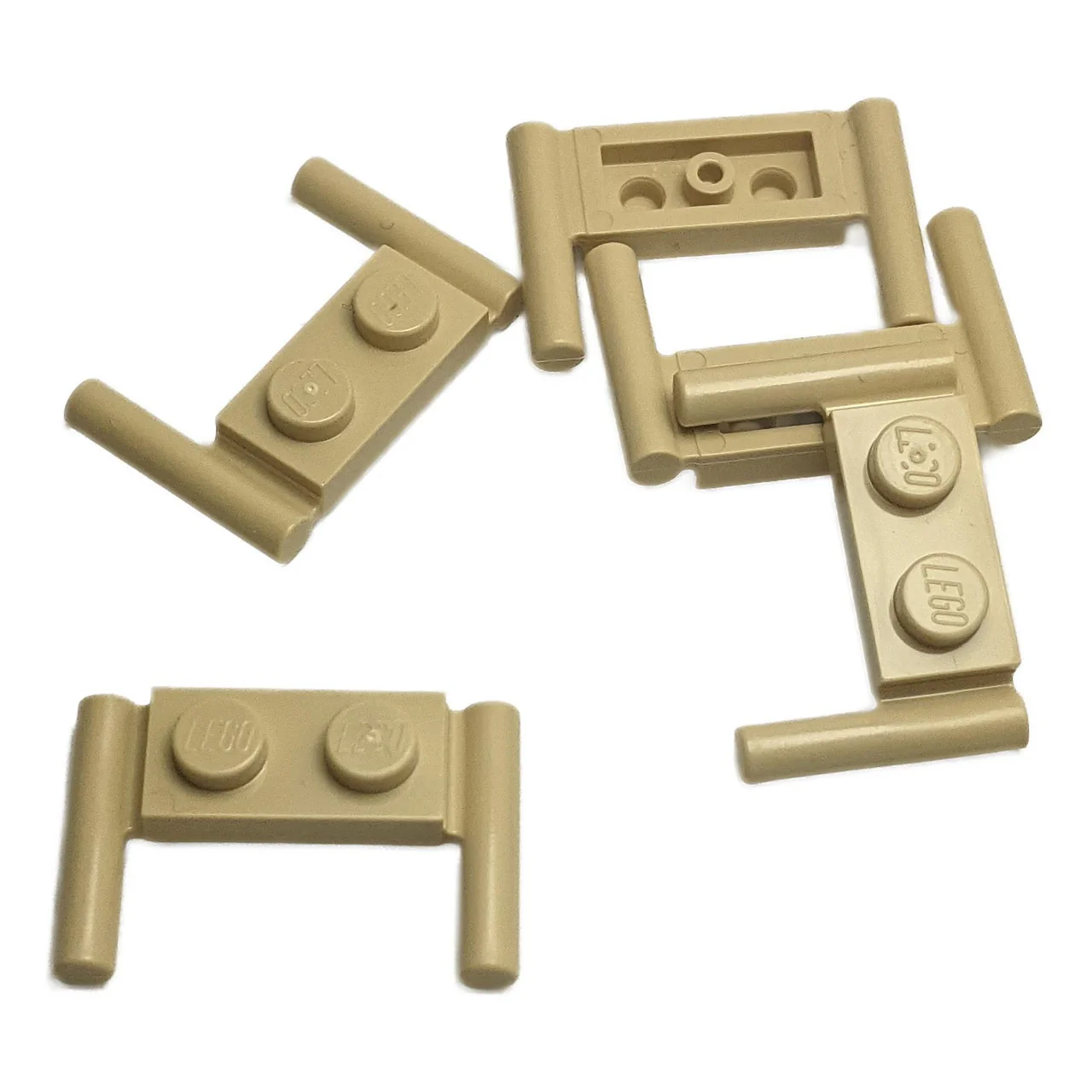 Plate, Modified 1 x 2, Bar Handles - Flat Ends, Low Attachment - Image 6