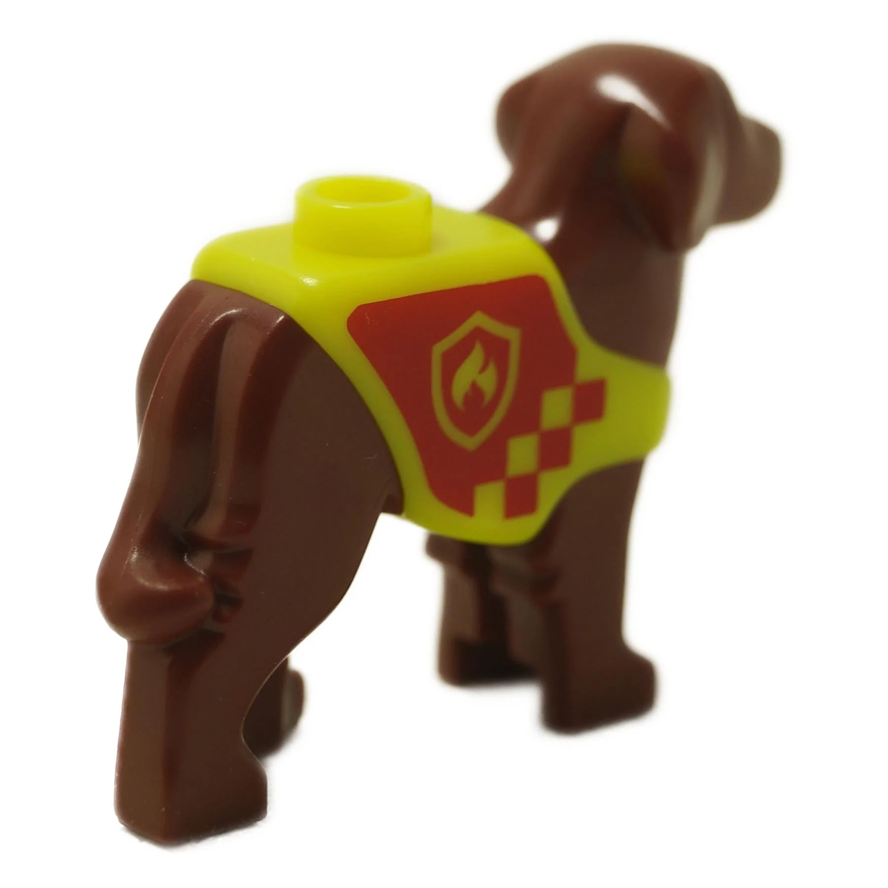 Rescue Dog – Labrador with Neon Vest & Fire Logo - Image 2