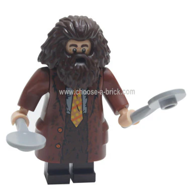 Rubeus Hagrid, Reddish Brown Topcoat with Buttons - Image 3