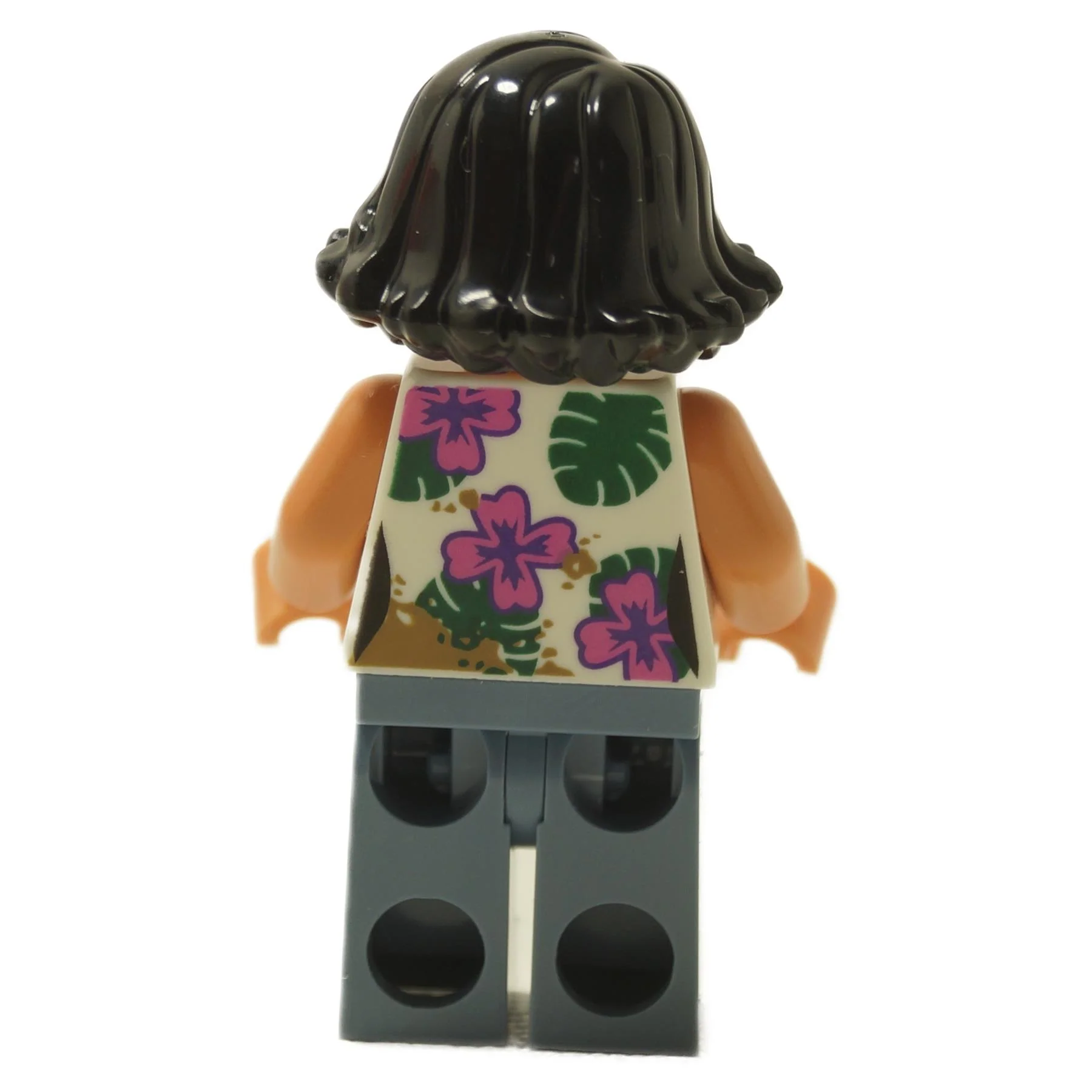 Sammy Minifigure – White Top with Sand Blue Legs - Image 2