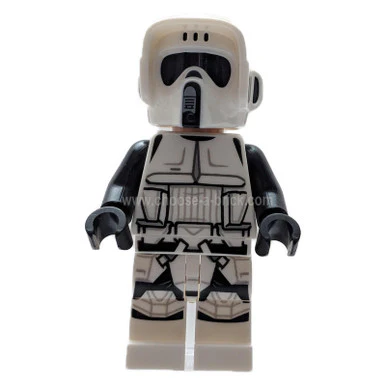 Scout Trooper (Dual Molded Helmet, Printed Legs, Frown) - Image 2